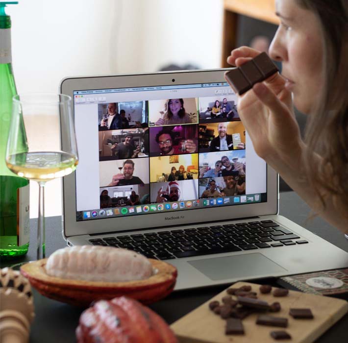 virtual chocolate tasting for events