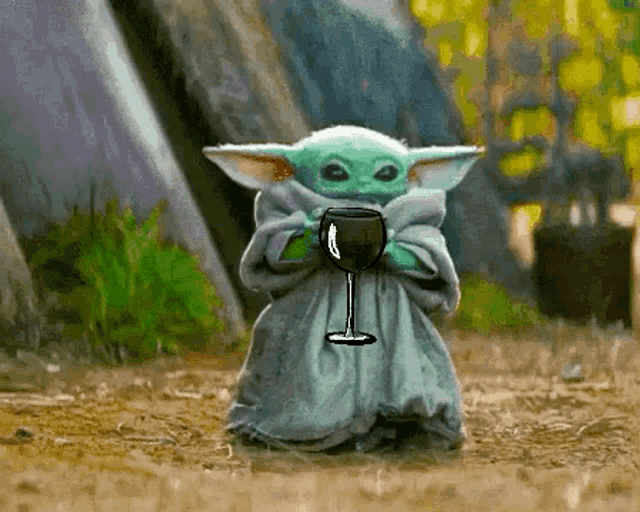 Yoda Drinking Wine · Tasting Experience